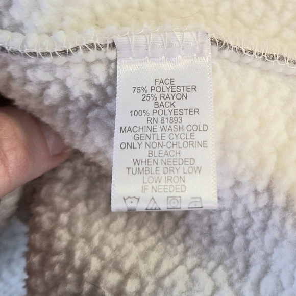 Denim & Company Sherpa Lined Soft Brushed Long Coat, "Teddy Jacket", XL NWOT - Picture 11 of 12